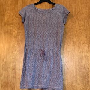 Columbia Space-dye Purple jersey sport Dress Sz M outdoor Gorpcore feminine